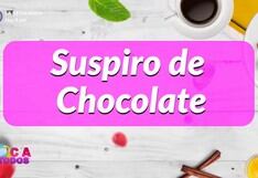 Suspiro de chocolate: receta de delicioso postre