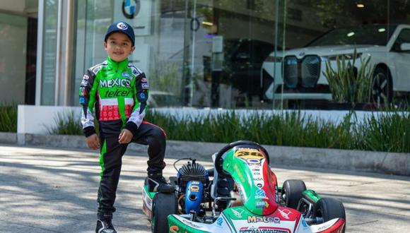 El pequeño Mateo García es hijo de un expiloto. Sueña con llegar a la Fórmula 1. Los autos son el nuevo furor para los más chicos. FOTO: Mateo Driver | Instagram.
