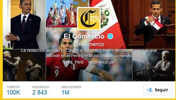 ¿Cómo son los seguidores de El Comercio en Twitter?
