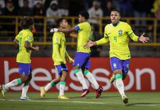 Brasil goleó 3-0 a Venezuela sub-20 por el Sudamericano 2023 | RESUMEN Y GOLES