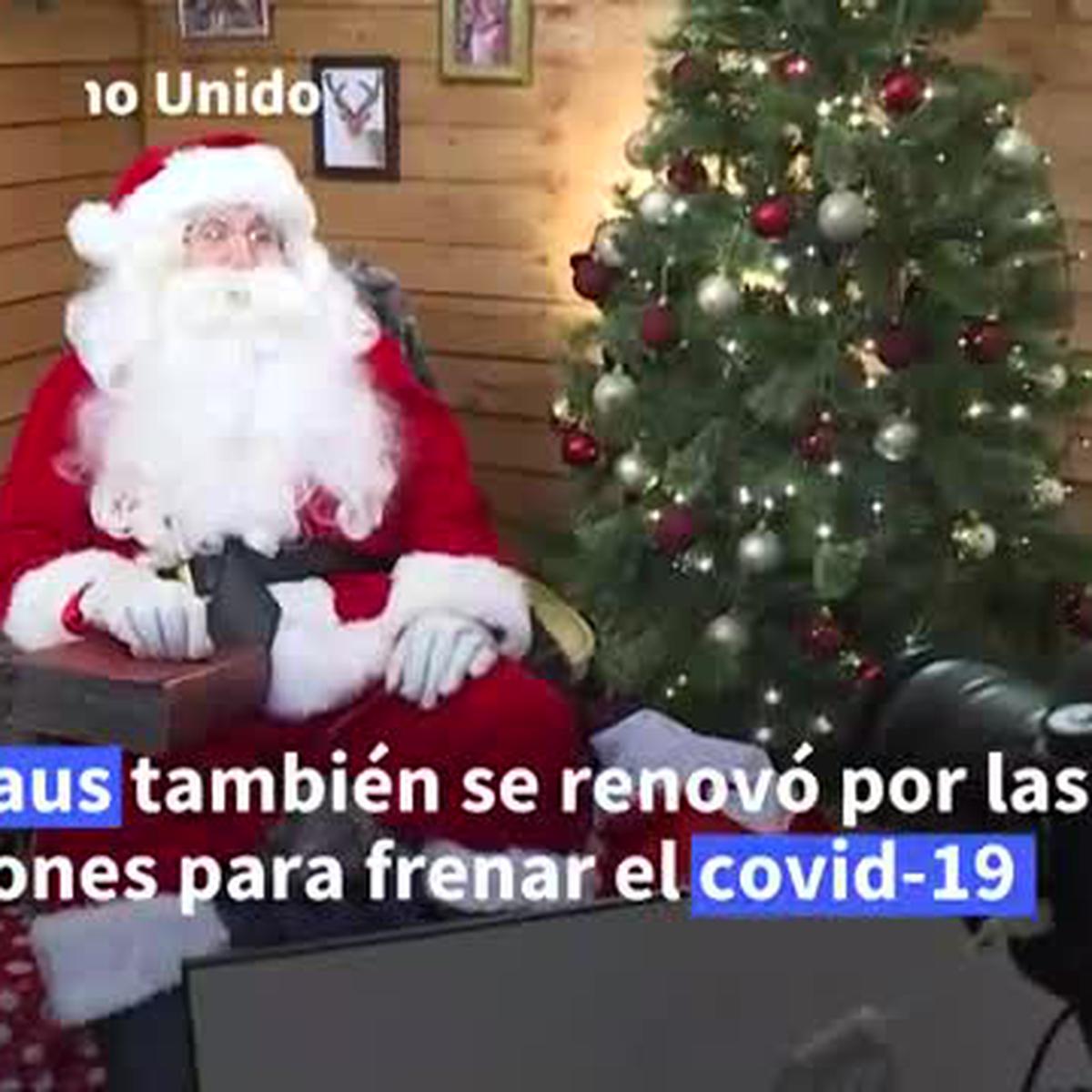 Santa Claus recibe videollamadas siguiendo las reglas de la pandemia| NNAV  | AGAFP | VIDEOS | EL COMERCIO PERÚ
