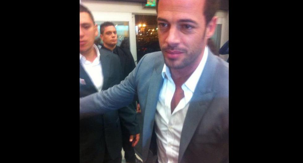 William Levy ya está en Lima (Foto @WLW_PERU)