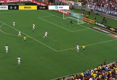 Brasil vs. Estados Unidos EN VIVO: gol de Roberto Firmino para el 1-0 tras desborde de Douglas Costa | VIDEO