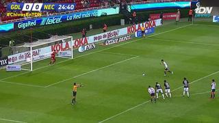 Chivas vs. Necaxa EN VIVO: así fue el gol de Ángel Chelo Zaldívar para el 1-0 | VIDEO
